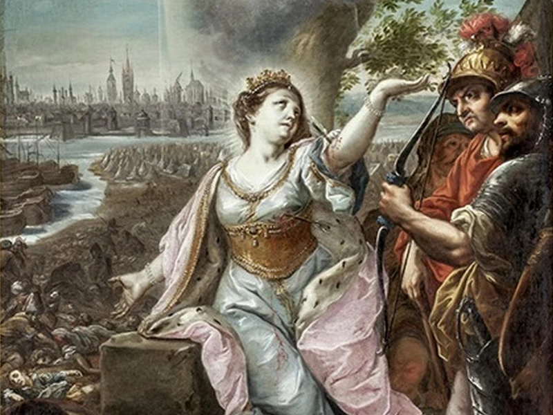 1701-Felix Anton Scheffler - Il martirio di Sant'Orsola e delle undicimila vergini
